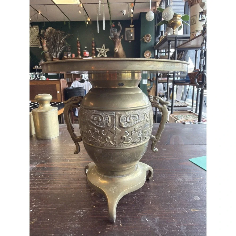 CHINESE Bronze DRAGON VASE VESSEL URN !!